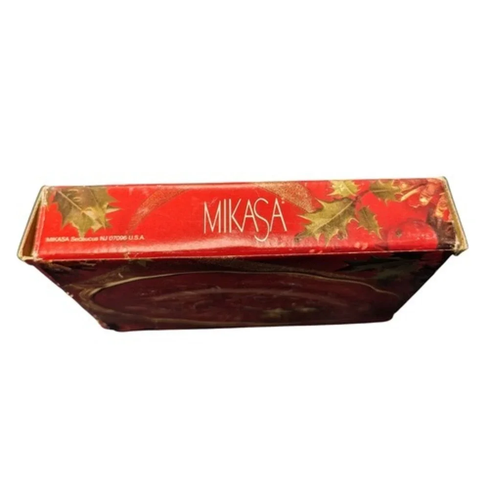 Mikasa Holiday Angel Song Gold Rim Sweet Candy Dish WX027/502 Japan 6.5